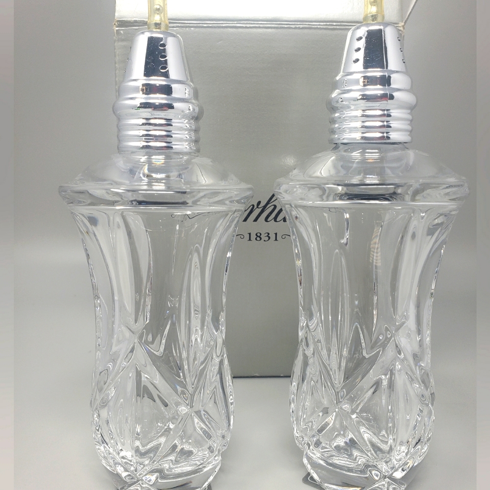 Gorham Crystal Salt & Pepper Shaker Set